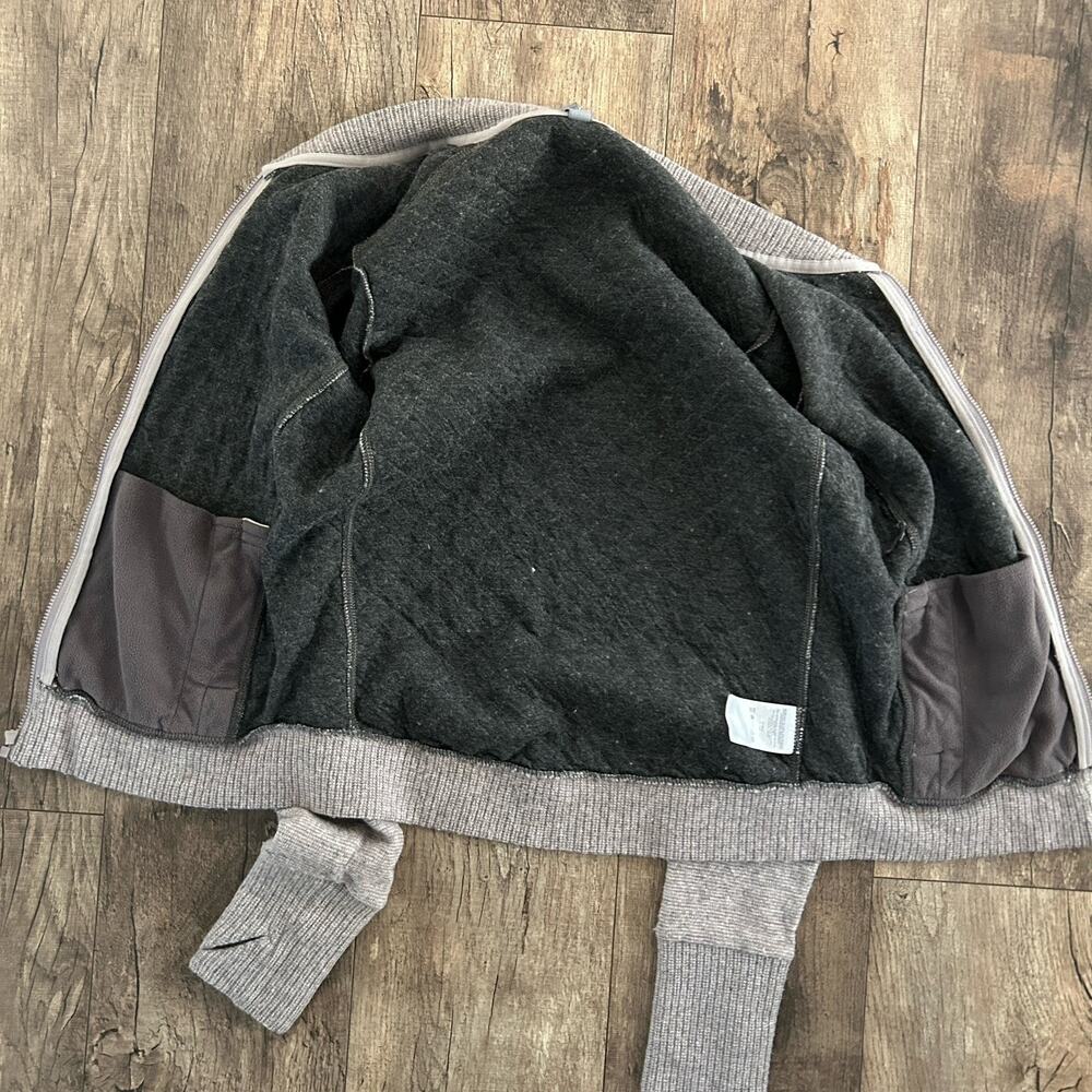 Mountain Hardwear Women’s Small Sarafin Long Sleeve Bomber Sweater Jacket Wool - Picture 14 of 15